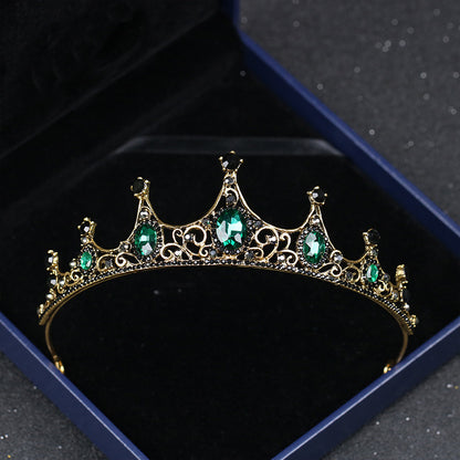 Ciondolo Corona Barocco Verde