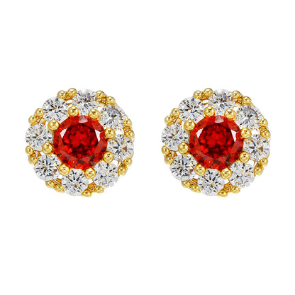 Orecchini argento zircone micro