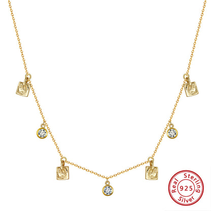 Collana zircone barocco argento 925
