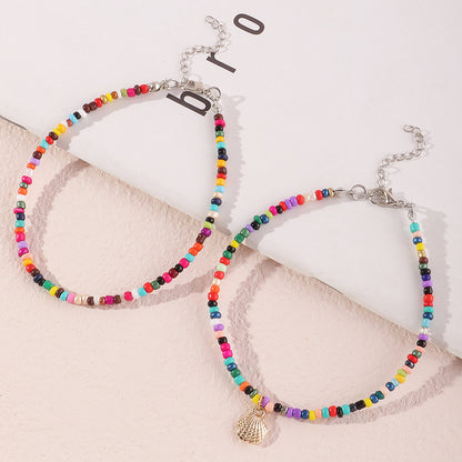 Cavigliera boho intrecciata