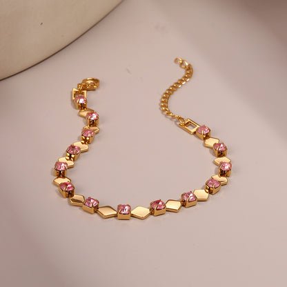 Bracciale zircone colorato