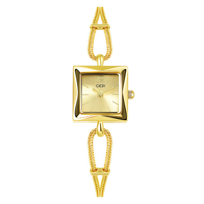 Orologio quadrato vintage in lega