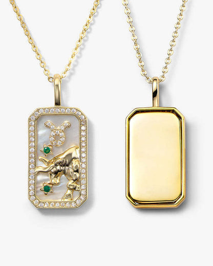 Collana zodiaco con diamanti