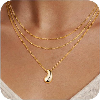 Collana cerchi stratificati