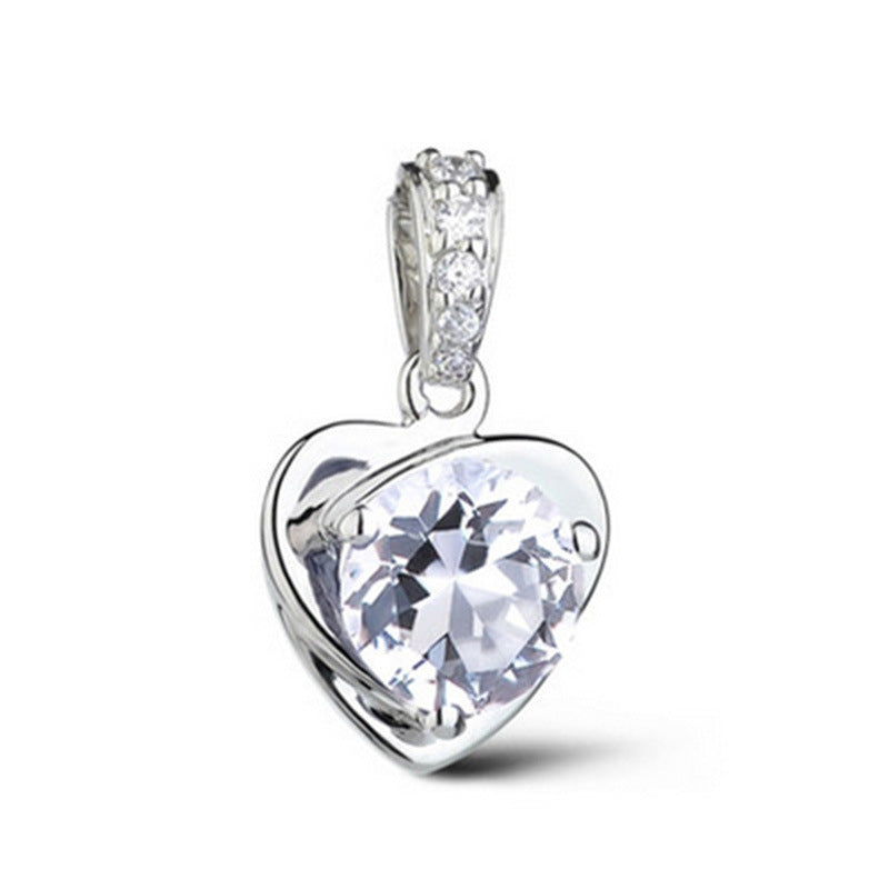 Pendente cuore cristallo