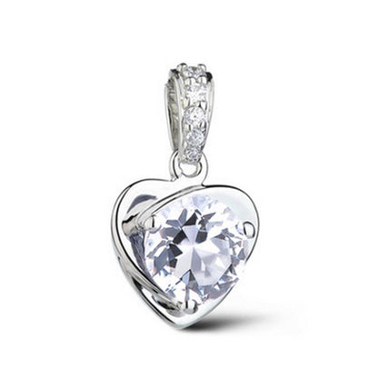 Pendente cuore cristallo