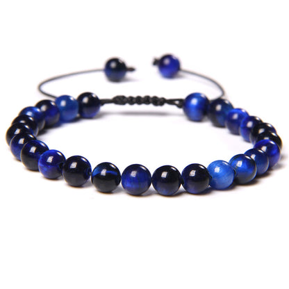 Bracciale occhio di tigre tessuto