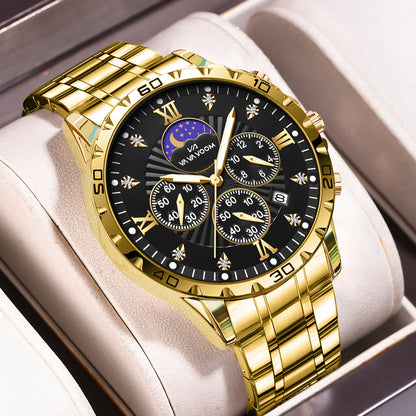 Orologio da uomo impermeabile con calendario luminoso
