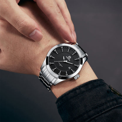 Orologio da uomo impermeabile con calendario al quarzo