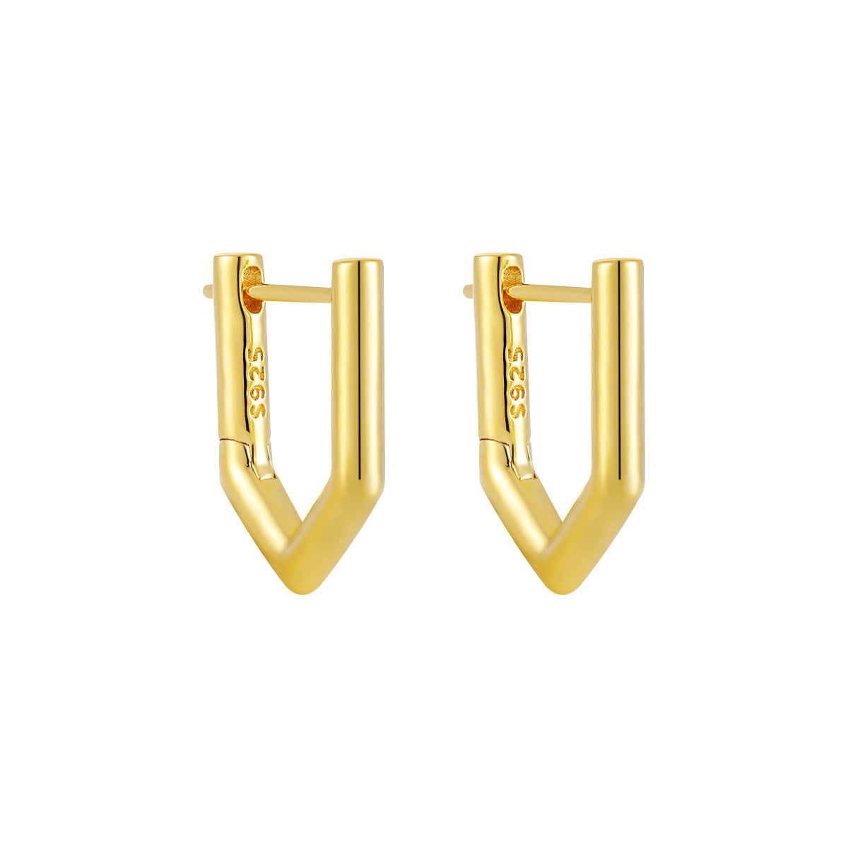 Orecchini geometrici strass micro