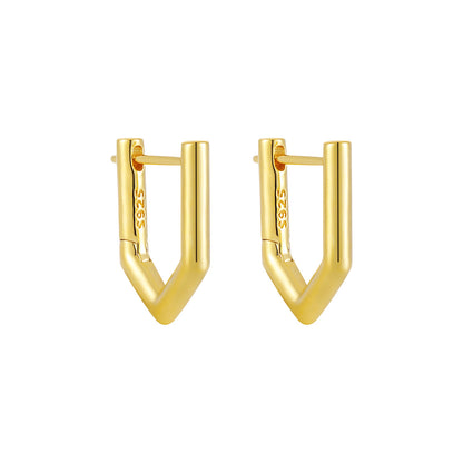 Orecchini geometrici strass micro