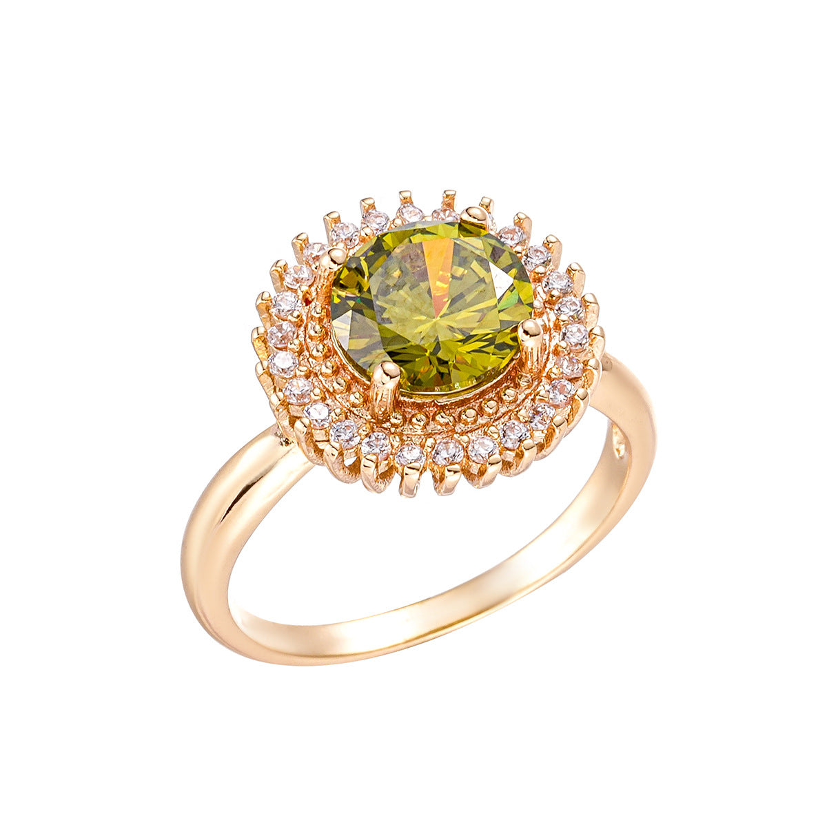 Anello zircone ornamentale