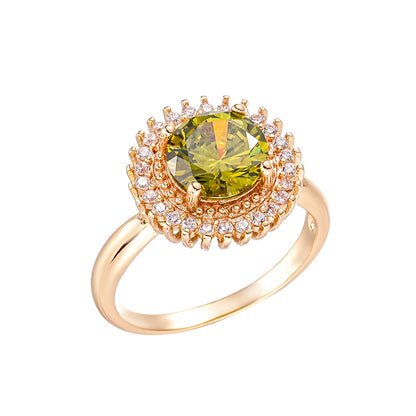 Anello zircone ornamentale