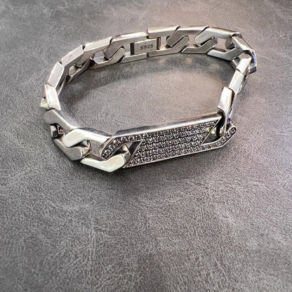 Bracciale Geometrico Irregolare Industriale