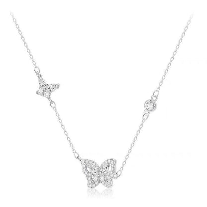 Collana farfalla argento da donna