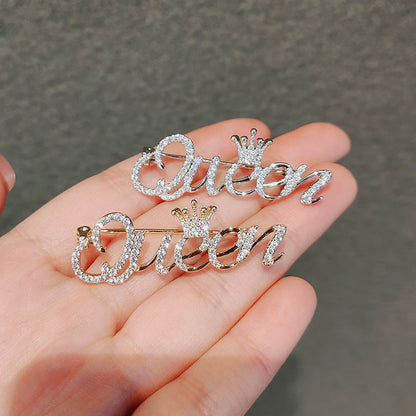 Spilla zirconi corsage