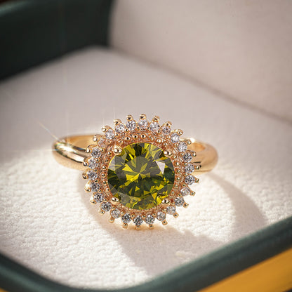 Anello zircone ornamentale