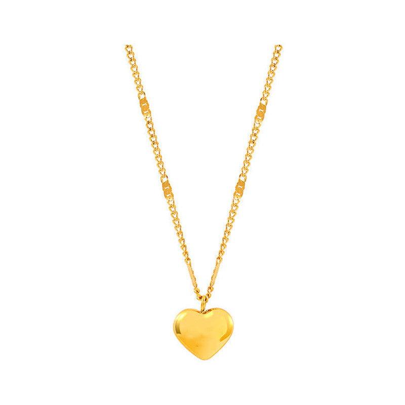 Collana cuore geometrica
