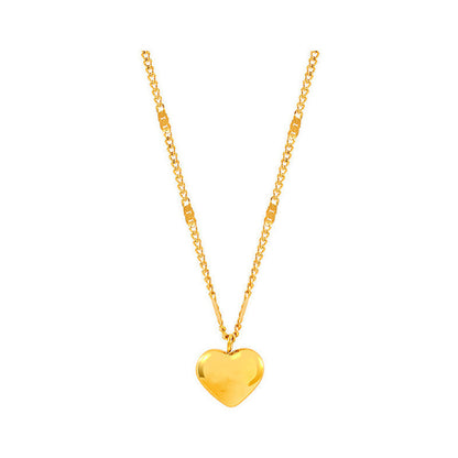 Collana cuore geometrica