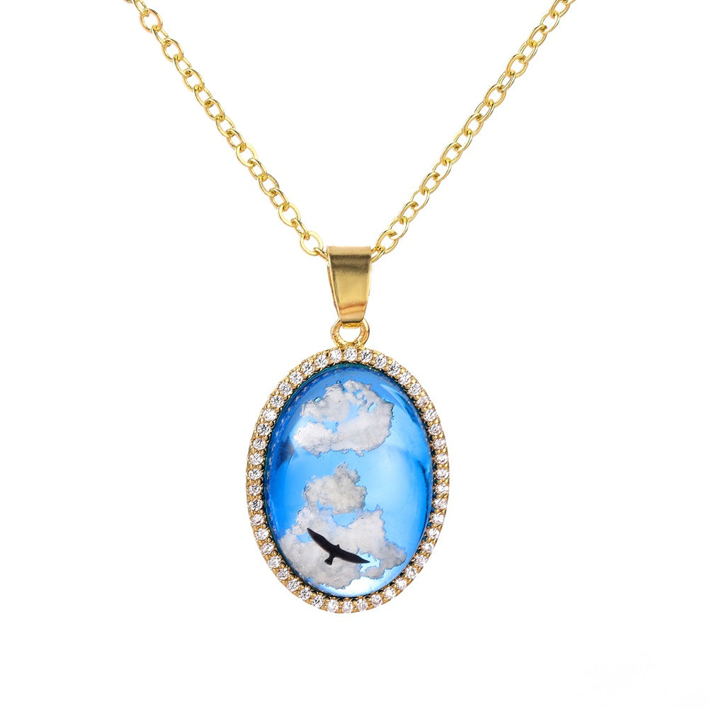 Collana resina gemma