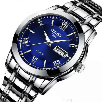 Orologio uomo automatico con calendario impermeabile