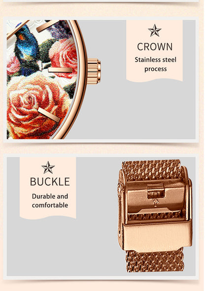 Orologio da donna impermeabile con cinturino