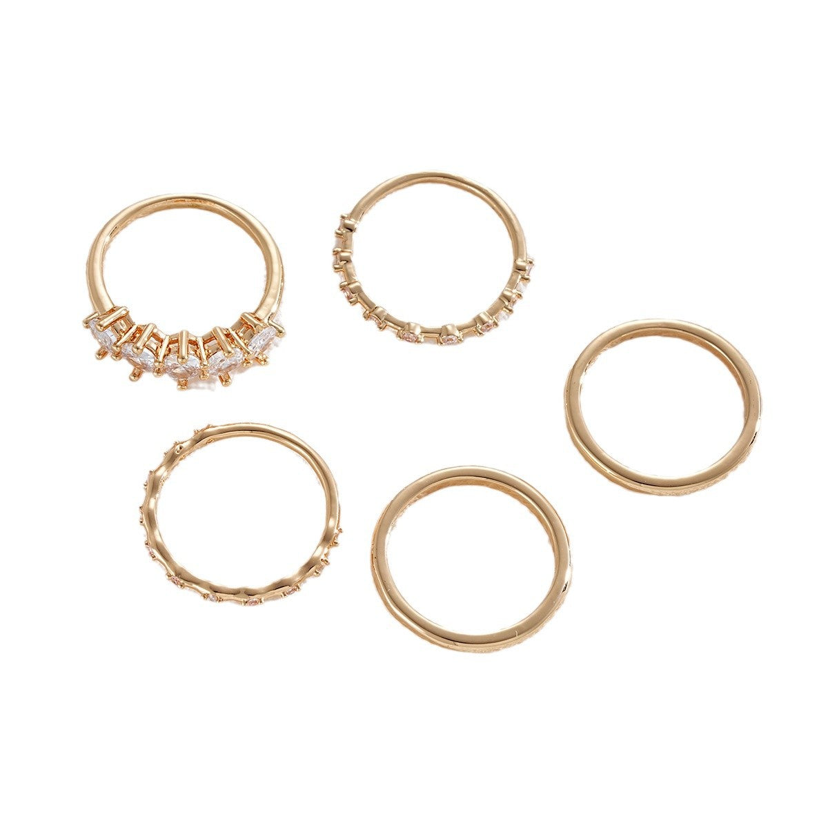Set 5 anelli impilabili