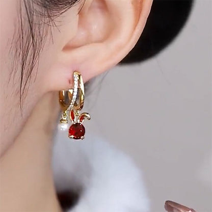 Orecchini perla e zircone premium