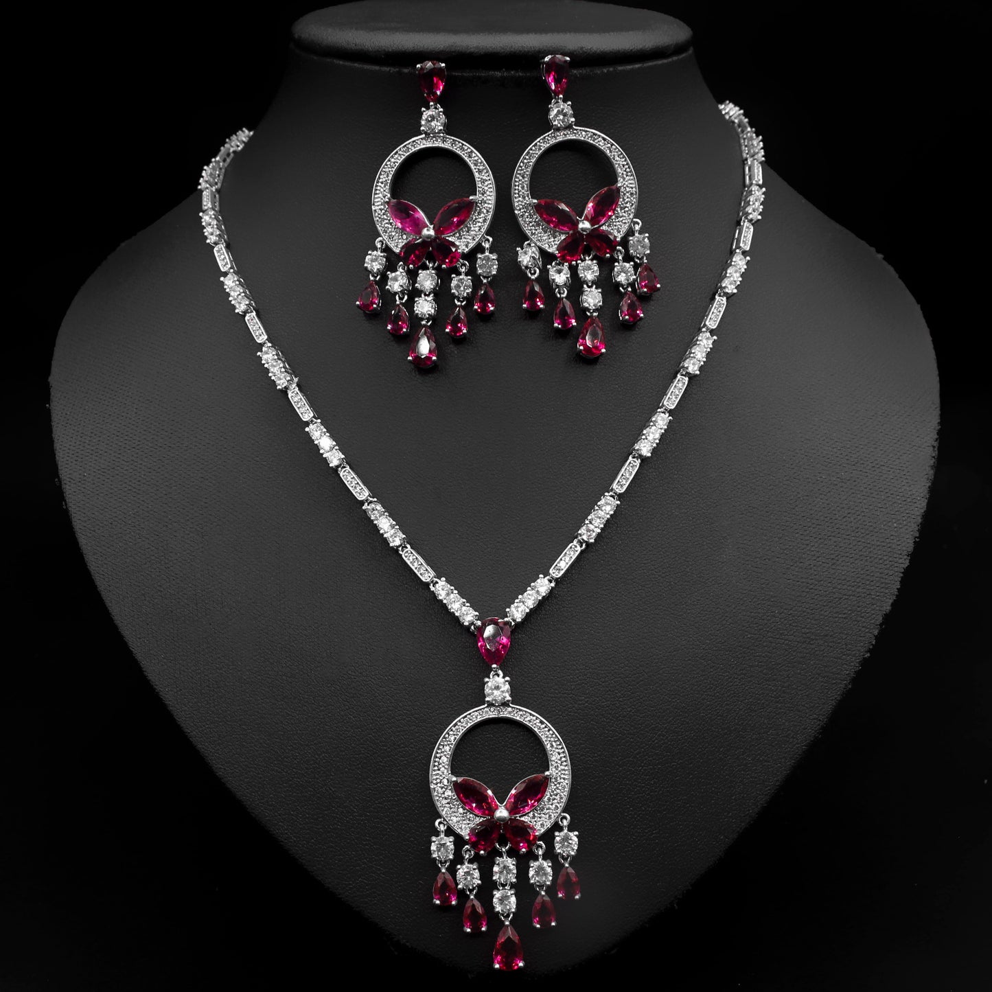 Collana Farfalla Zircone Sposa