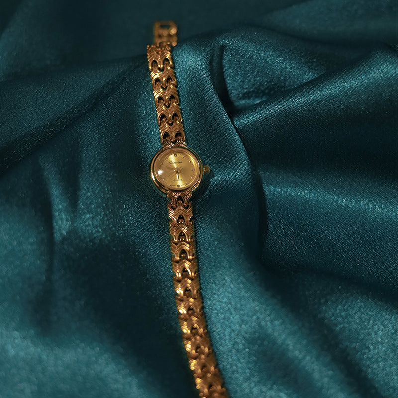 Orologio rame intrecciato