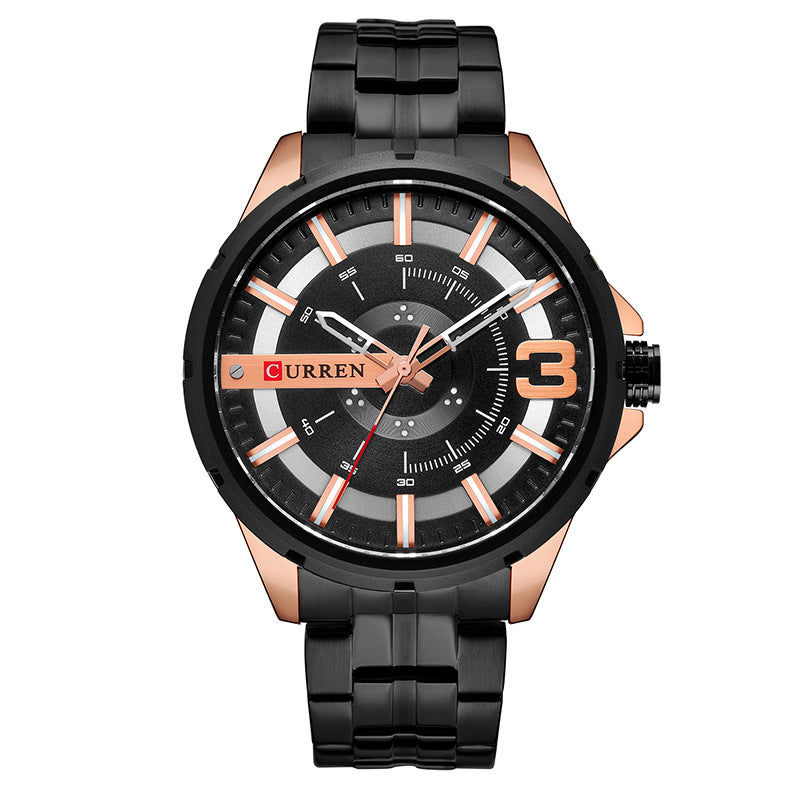 Orologio uomo acciaio casual business