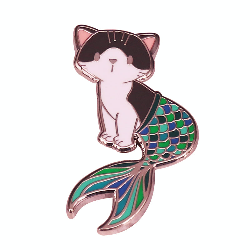 Spilla gatta sirena