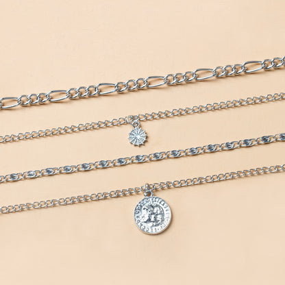 Collana moneta punk
