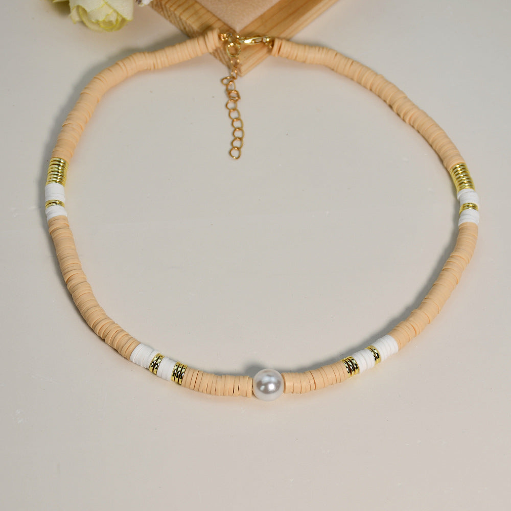 Collana bohém corta perle