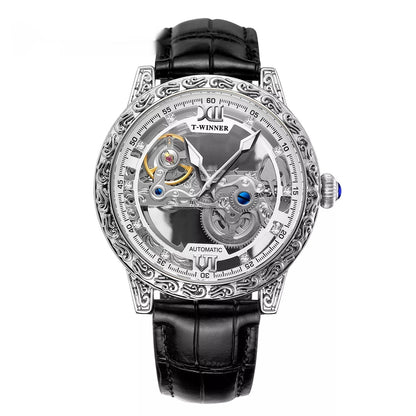 Orologio meccanico uomo vintage inciso