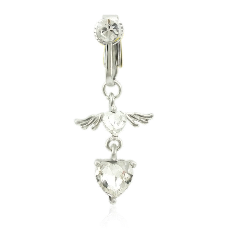 Anello Piercing Finto Cuore