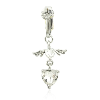 Anello Piercing Finto Cuore