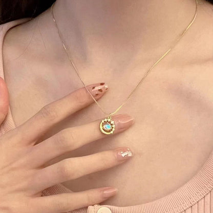 Collana opale pianeta artificiale