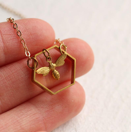 Collana ape geometrica