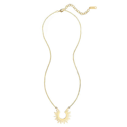 Collana girasole semicircolo
