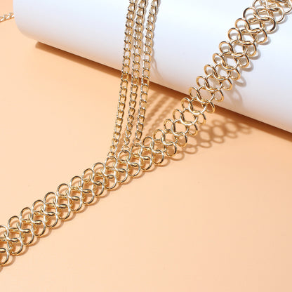 Catena corpo gocce geometriche