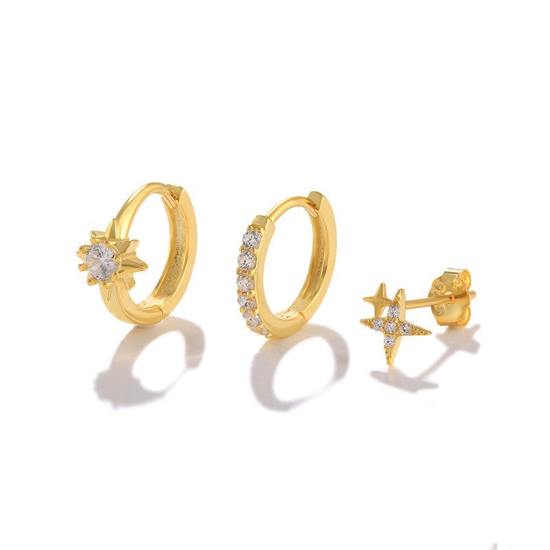 Set orecchini stella girasole