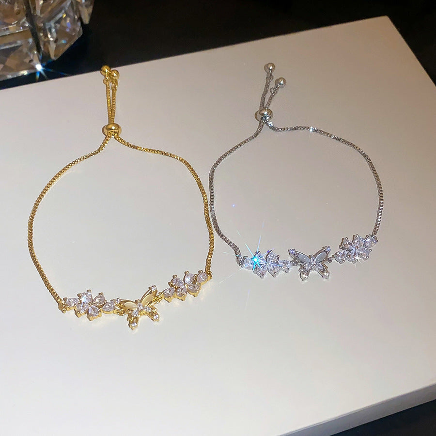Bracciale farfalla fiore