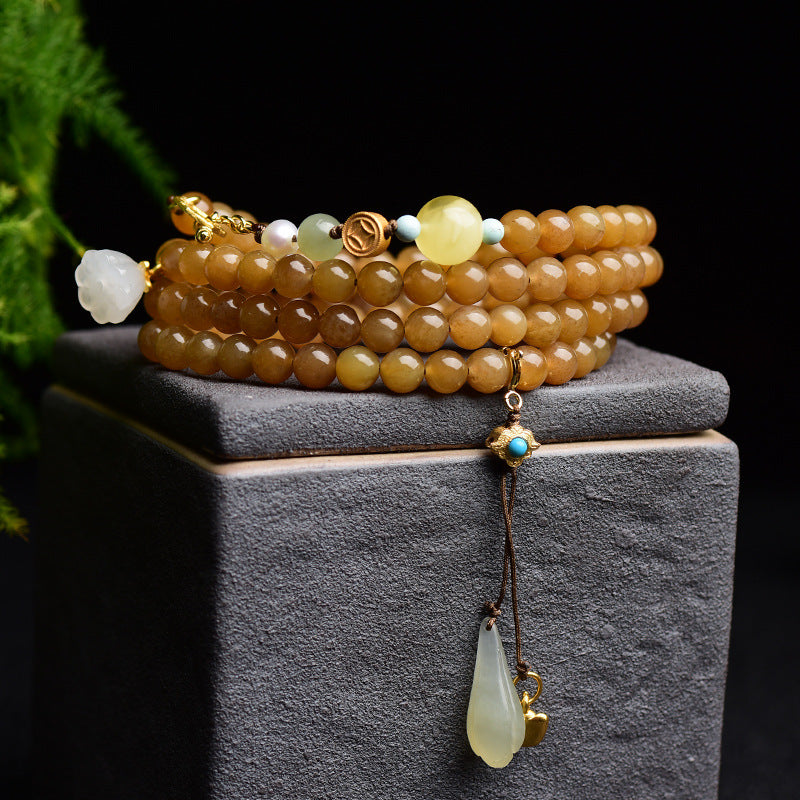 Bracciale perline verde