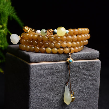 Bracciale perline verde