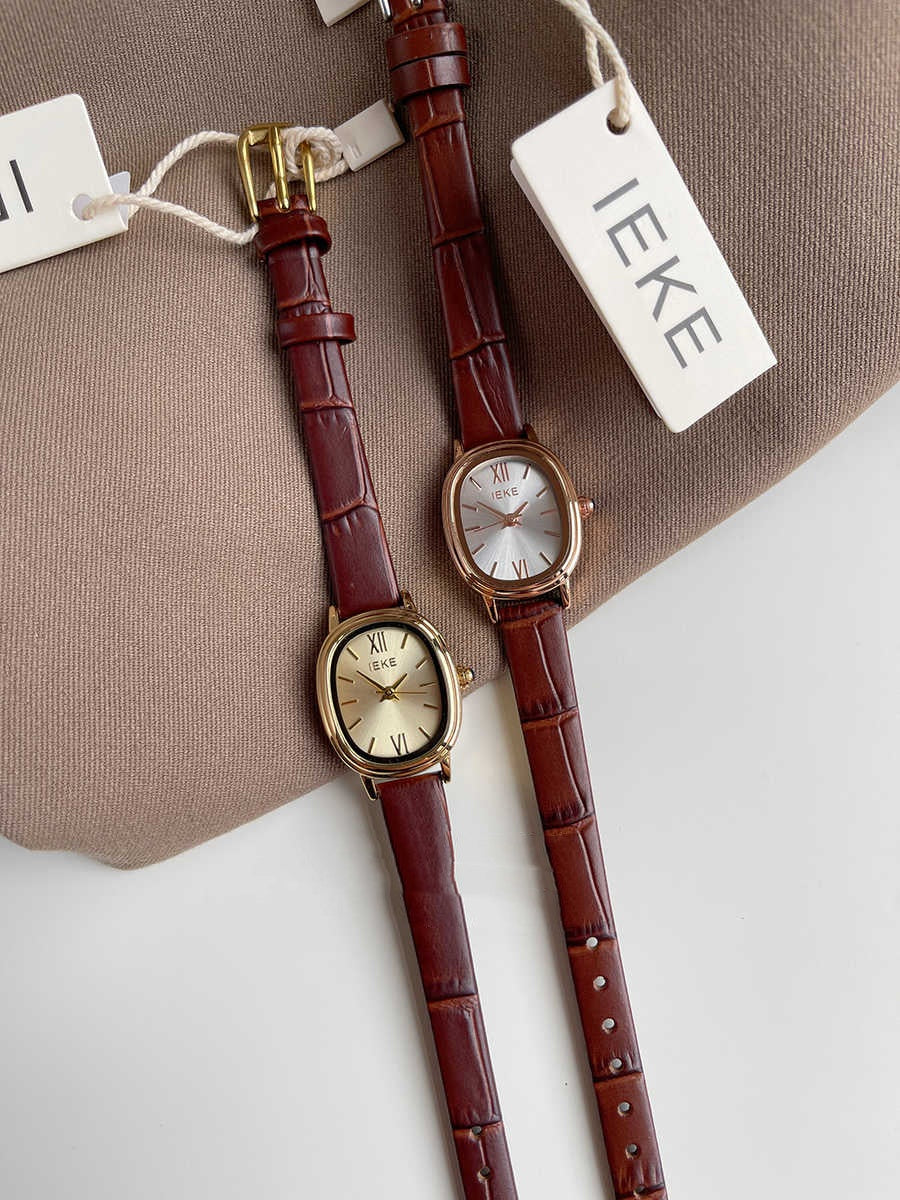 Orologio donna pelle retrò quadrante piccolo