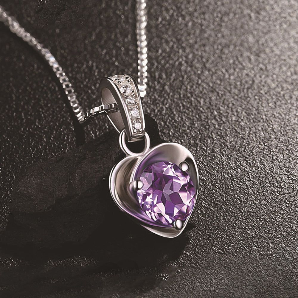 Pendente cuore cristallo