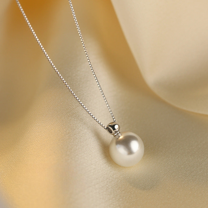 Collana perla argento