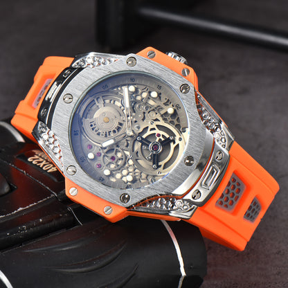 Orologio uomo quarzo con cinturino in tela