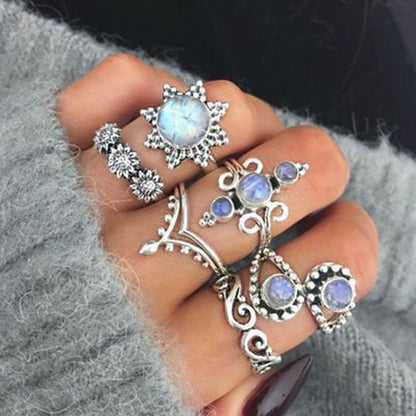 Set 6 anelli girasole